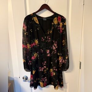 Wilfred Black Floral Dress